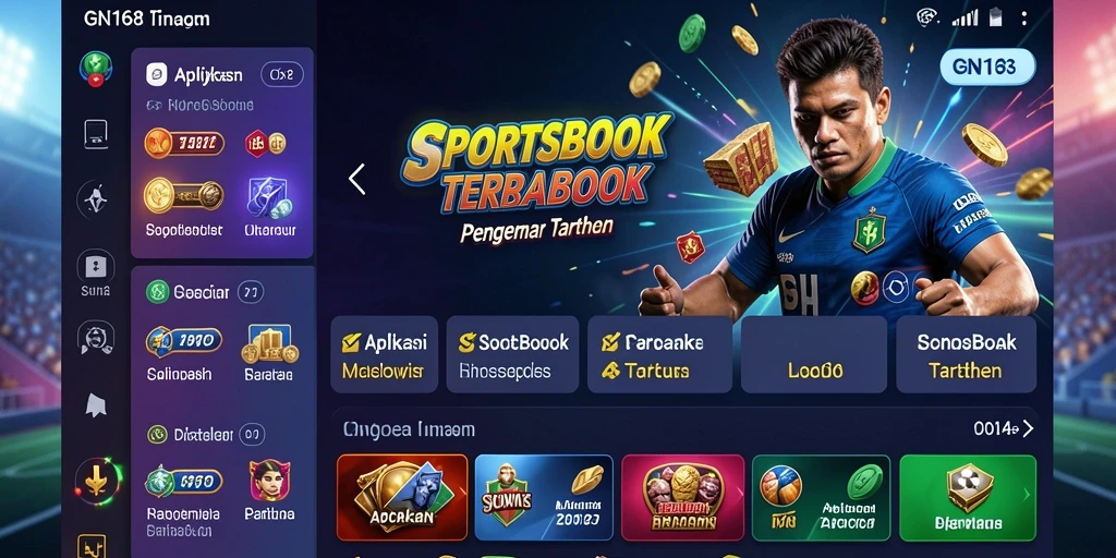 Screenshot menunjukkan pengalaman gameplay Sportsbook yang menarik dan menyenangkan.