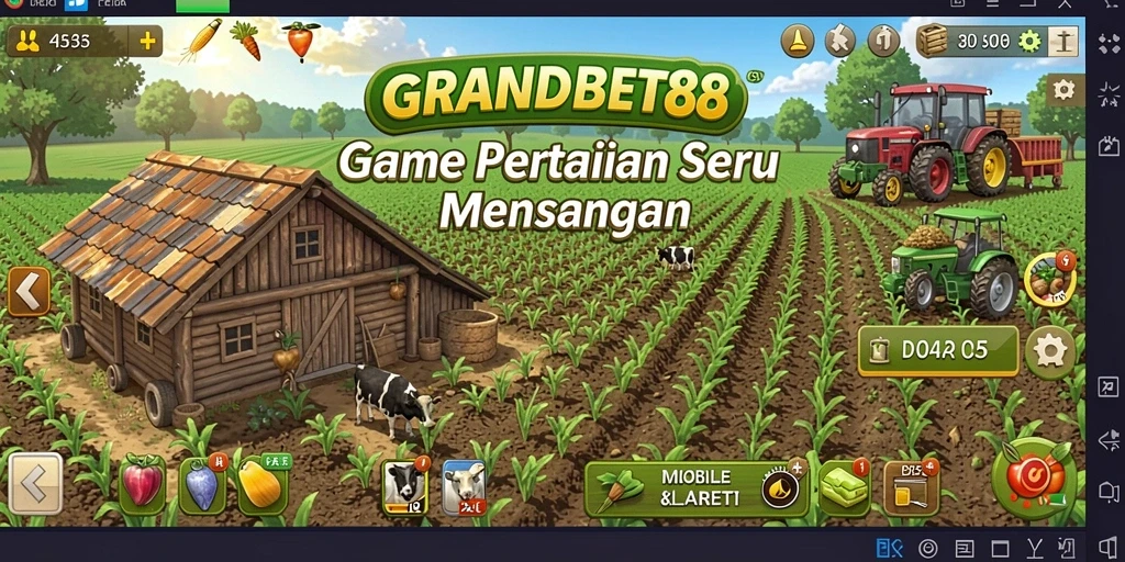 Tampilan gameplay menarik dari GRANDBET88 dalam bertani.