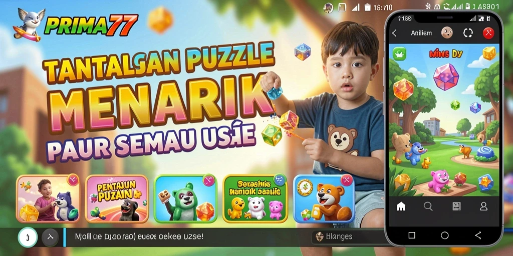 Gameplay seru dalam PRIMA77 dengan berbagai puzzle menarik.