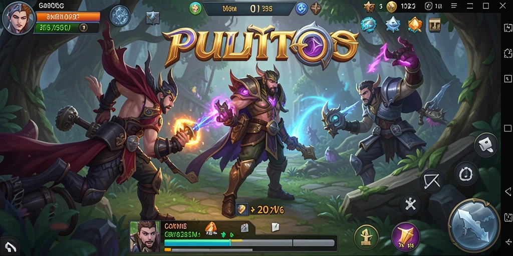 Gameplay PULITOTO menampilkan petualangan dan aksi seru.