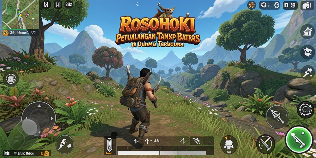 Tampilan gameplay ROSOHOKI yang menarik dalam dunia Open World.
