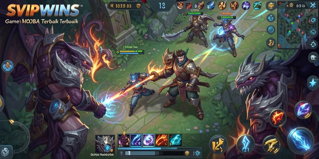 Tampilan menegangkan dari gameplay SVIPWINS yang penuh aksi.